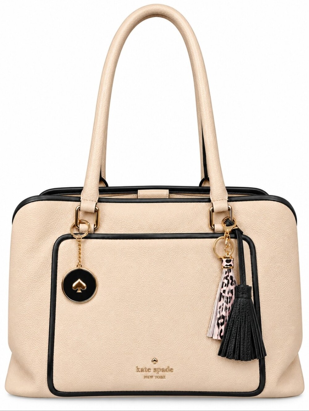 Kate Spade New York Ward Place Large Evangelie Satchel OS Blush Pink/Black✨️